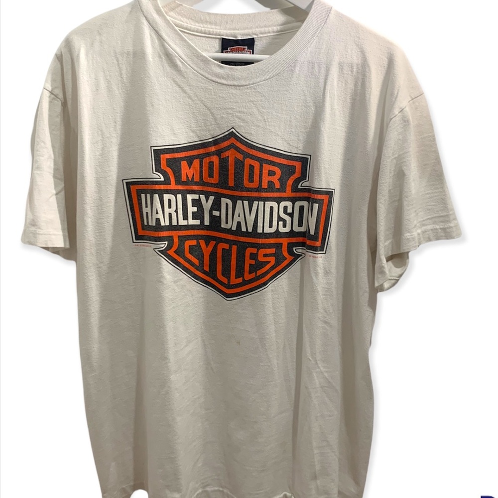 Rare Harley Davidson Vintage tee in cream